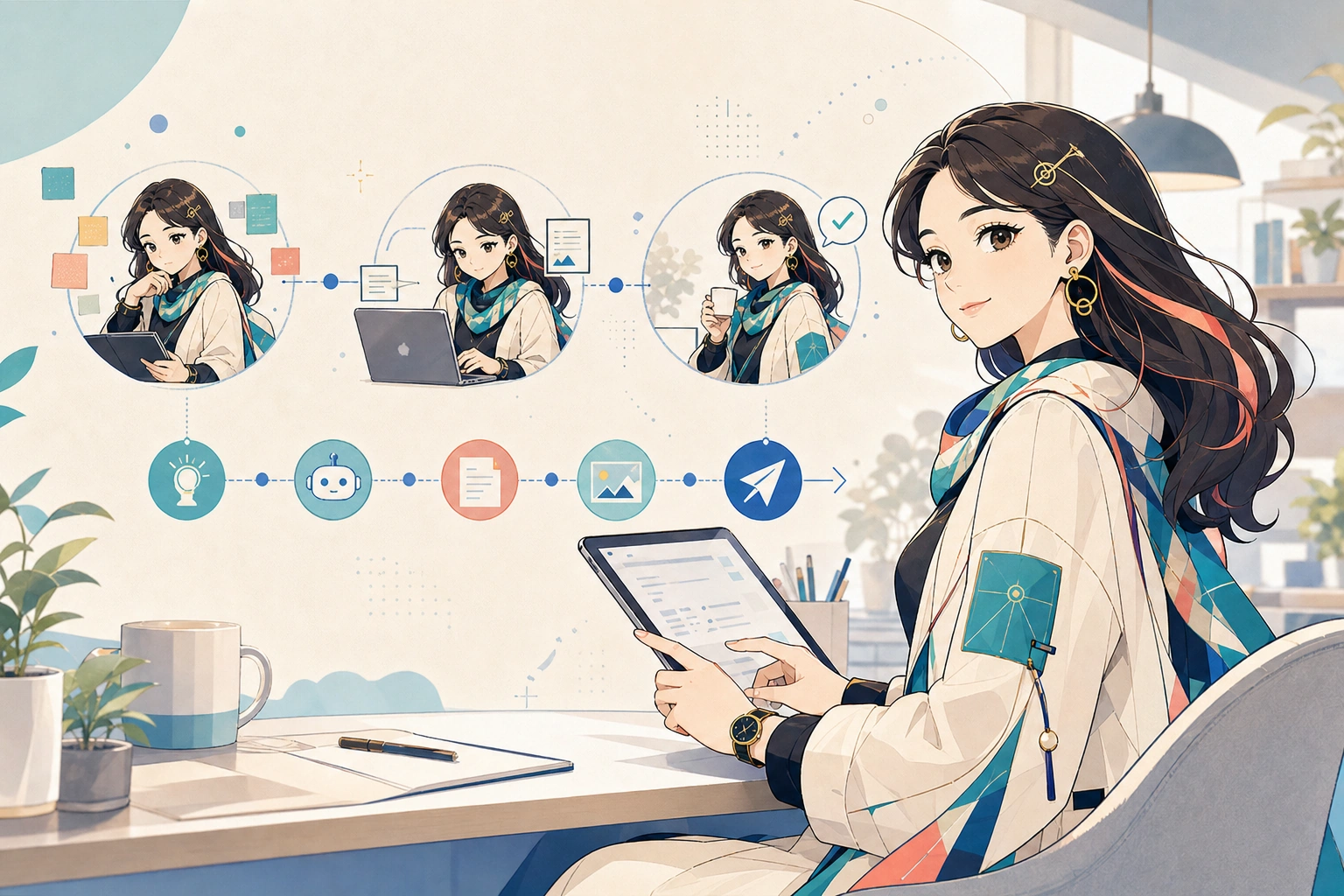 やる気を待つほど始められない？「いつ・どこで・何をする」を一行で決める仕事の着手術の本文ビジュアル