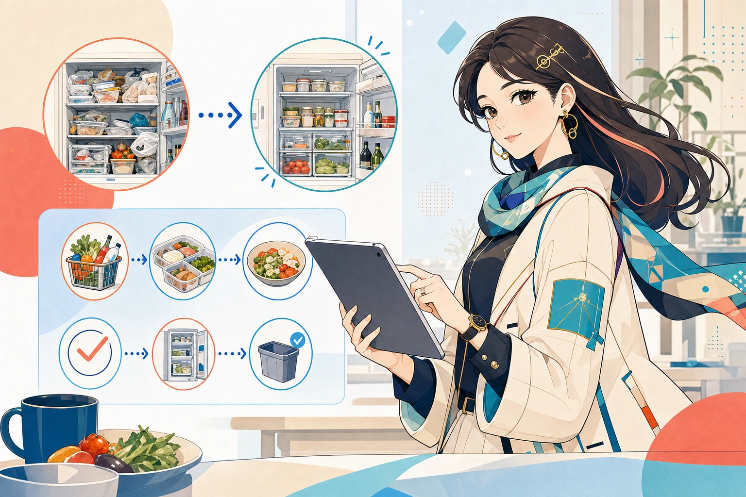冷蔵庫は詰まっているほど安心？買い足す前の「見える化」で食品を使い切る方法の本文ビジュアル