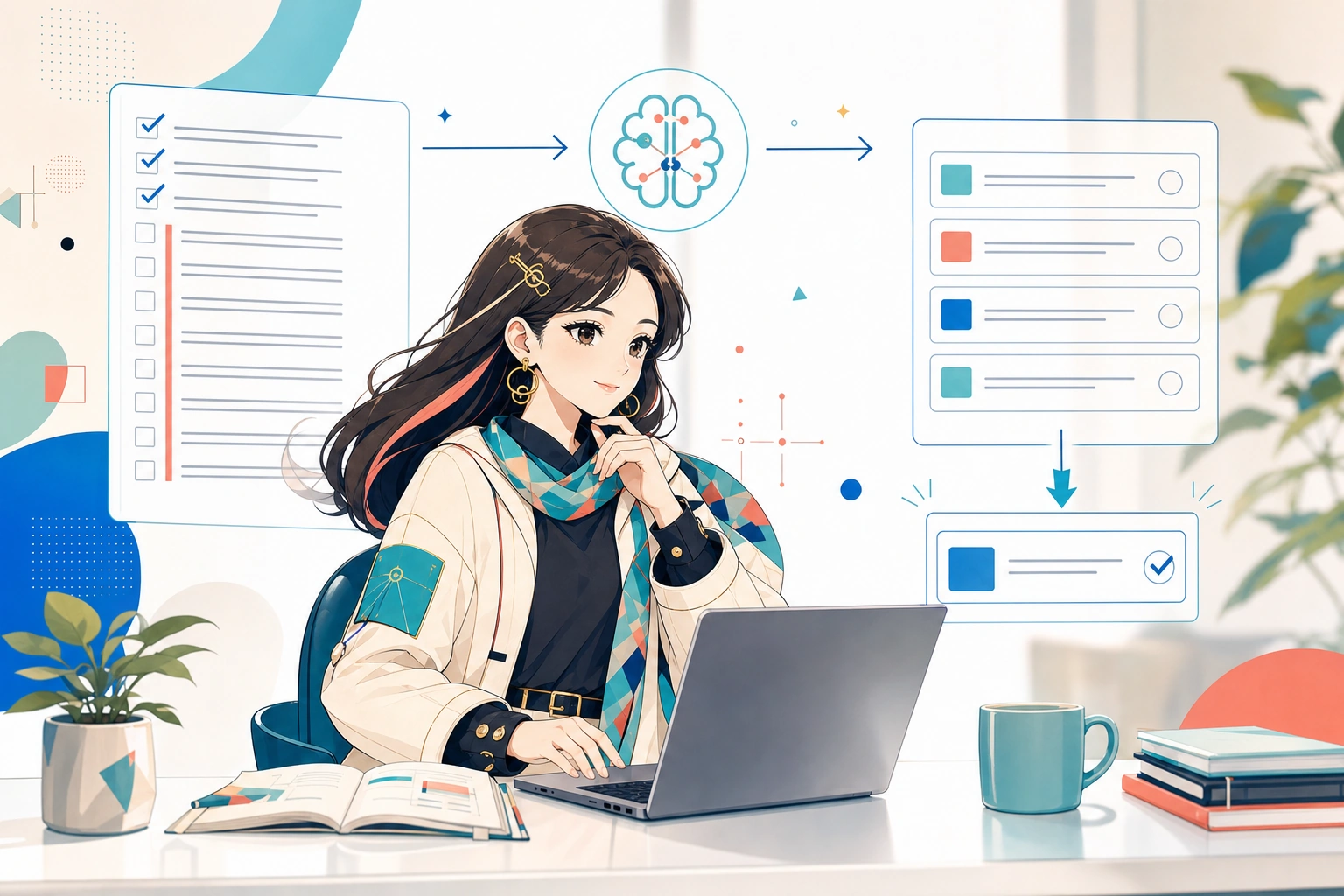やることリストが長いほど動けない？「次の一手」に言い換える朝の整理法の本文ビジュアル