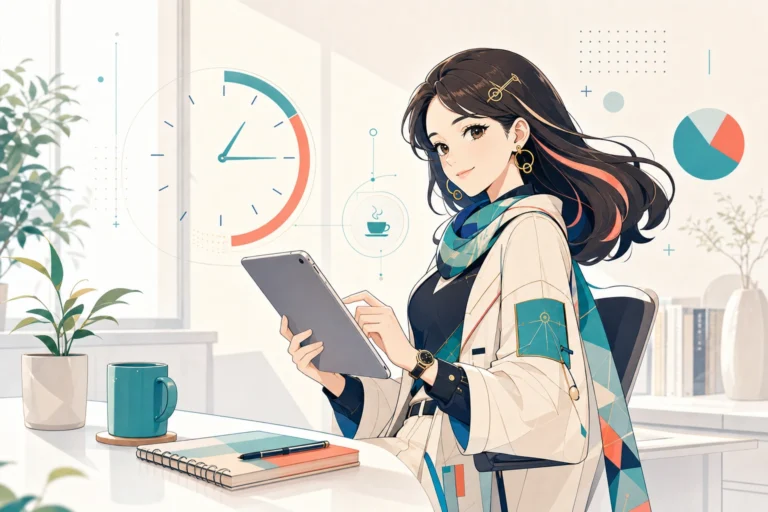 休憩はまとめて取るほうが効率的？デスク作業を区切るための「1時間」見直し術のFeatured Image